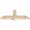 Ekena Millwork Eugene Smooth Timber Gable Bracket, Douglas Fir, 48"W x 20"H x 3 1/2"D x 5 1/2"F, 10/12 Pitch GBW048X20X0406EUG00SDF - alternate 5